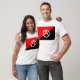 Rote Schwarzweiss-Anarchisten-Flaggen-Anarchie T-Shirt (Unisex)