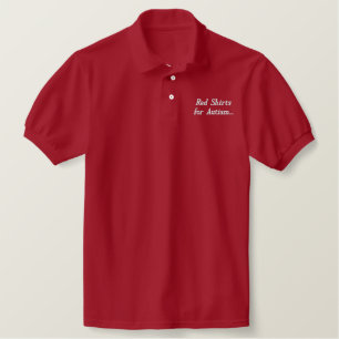 Rote Shirts für Autismus...