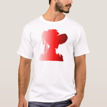 Rote Silhouette 1800er Fashion England Frau 2