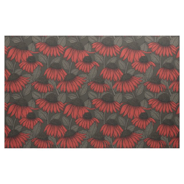 Rote Sitzmöbel in Braun Stoff (Fat Quarter (45,7 x 55,9 cm))