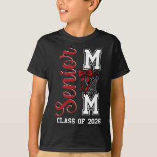 Rote Sketll-Schärpe Senior-Mutter Mama Cl Von 2026 T-Shirt