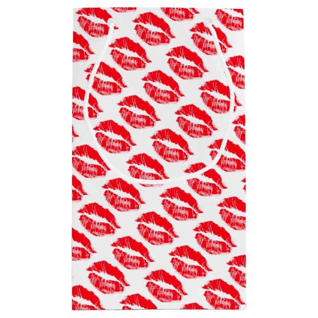 Rote Smooches Kleine Geschenktüte (Rückseite)