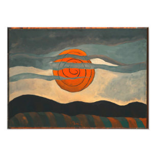 Rote Sonne Arthur Dove Fotodruck