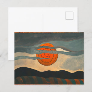 Rote Sonne   Arthur Dove   Postkarte