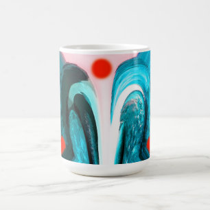 Rote Sonne Kaffeetasse