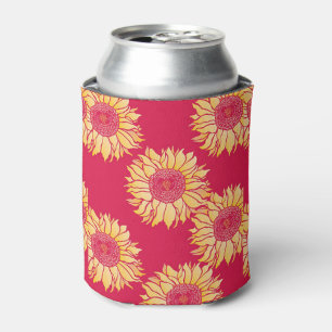 Rote Sonnenblume Coozy Dosenkühler