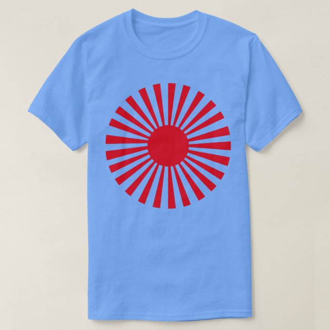 Rote Sonnenstrahlen 1 T-Shirt (Design vorne)
