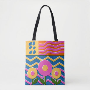 rote Spinnenlilie Tote botanische Kunsttasche Bl Tasche