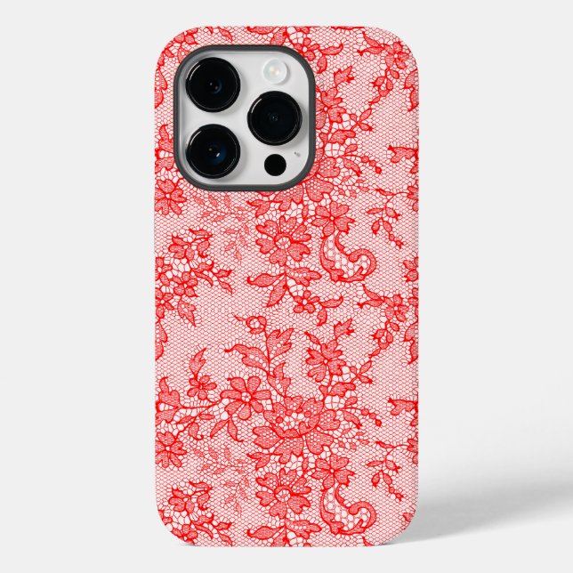 Rote Spitze Case-Mate iPhone 14 Pro Hülle (Rückseite)