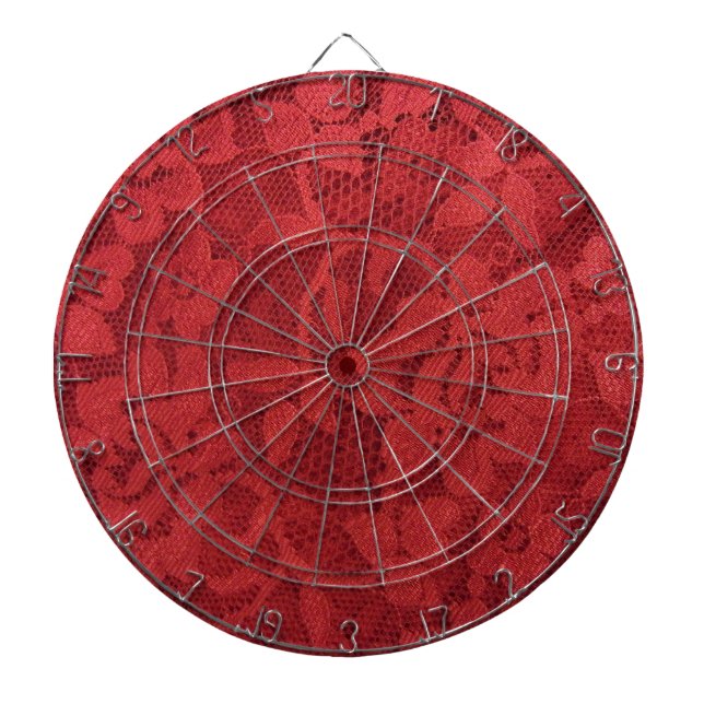 Rote Spitze Dartscheibe (vorne)