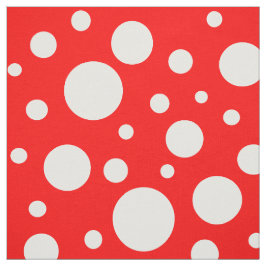 Rote Spots Stoff