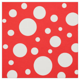 Rote Spots Stoff