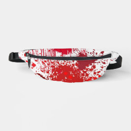 Rote Spritzspass Bauchtasche