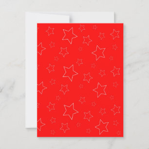 Rote Sterne Postkarte