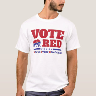 Rote Stimmen der Republikaner entfernen alle Demok T-Shirt