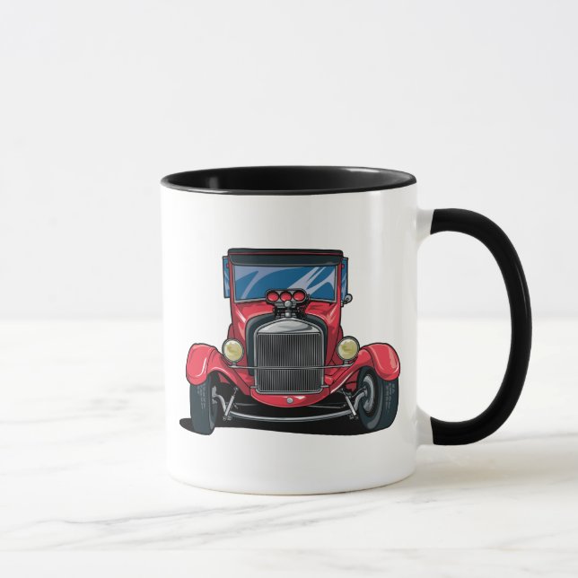 Rote Straße Rod Tasse (Rechts)