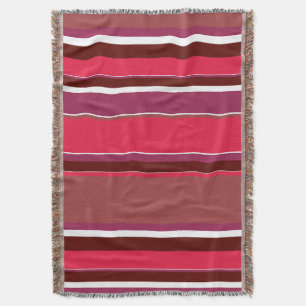Rote Streifen Decke