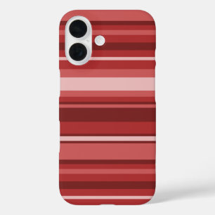 Rote Streifen iPhone 16 Hülle