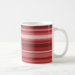 Rote Streifen Kaffeetasse