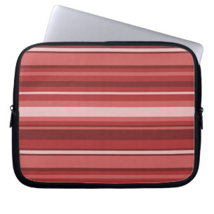 Rote Streifen Laptopschutzhülle