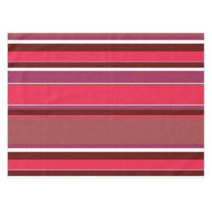 Rote Streifen Tischdecke