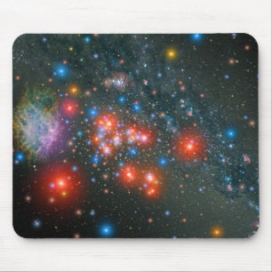 Rote super riesige Gruppe Mousepad
