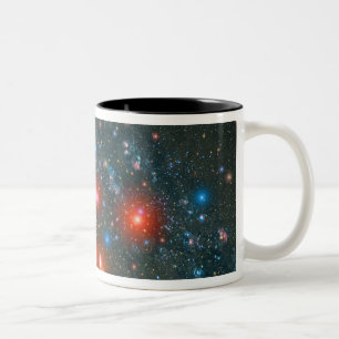 Rote super riesige Gruppe Zweifarbige Tasse