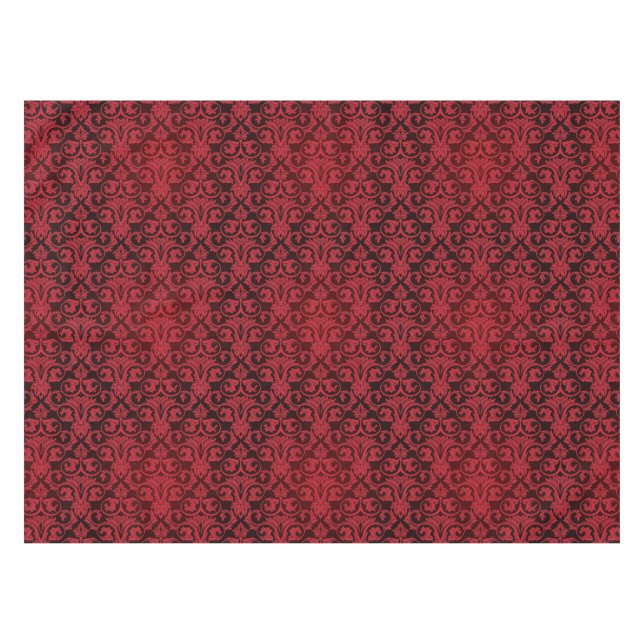 Rote Tapete 2 Tischdecke (Vorderseite (Horizontal))