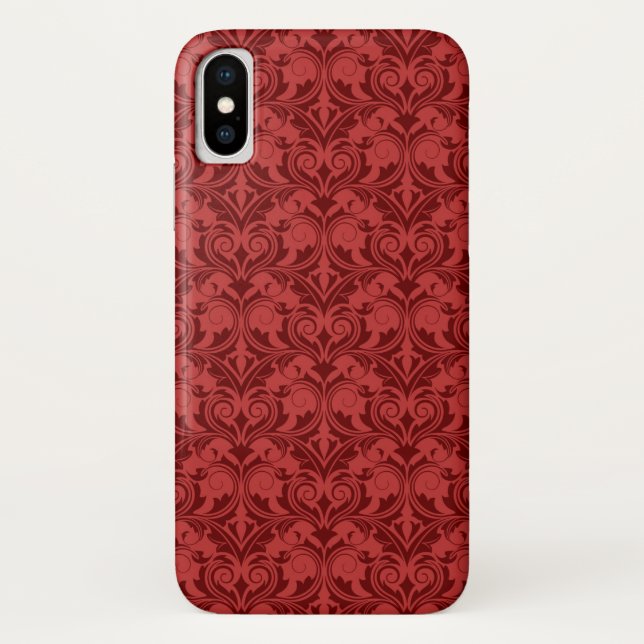 Rote Tapete Case-Mate iPhone Hülle (Rückseite)