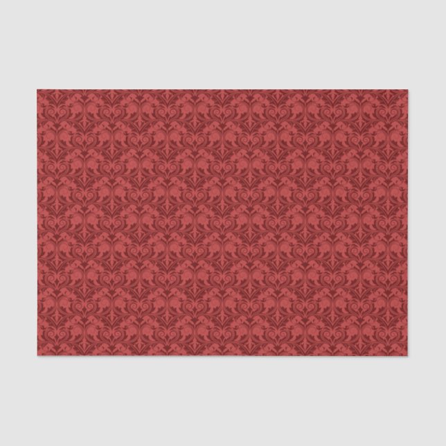 Rote Tapete Seidenpapier (Vorderseite)