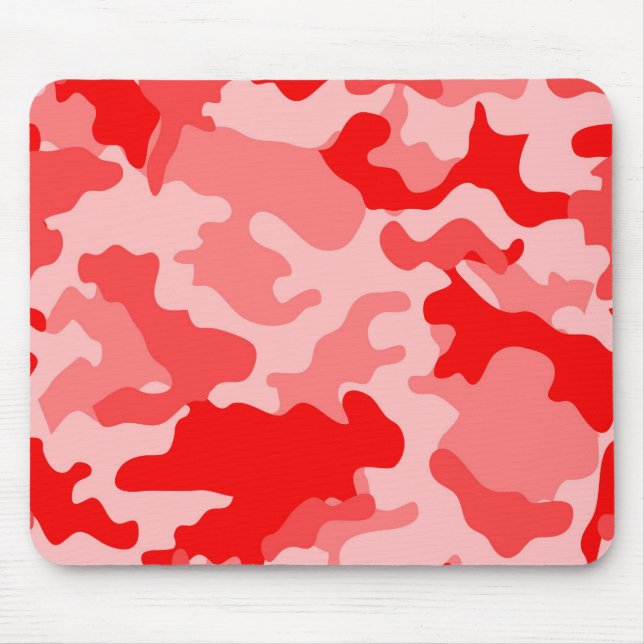 Rote Tarnmauspad Mousepad (Vorne)