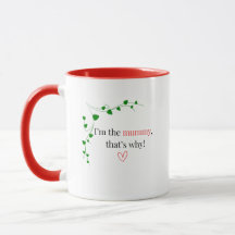Rote Tasse, ich bin die Mumie, deshalb!