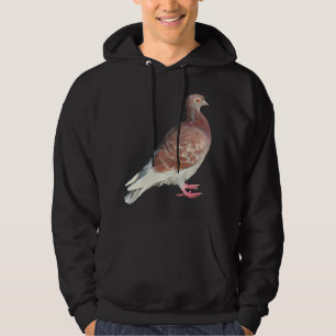 Rote Taube (abgeschieden) Hoodie