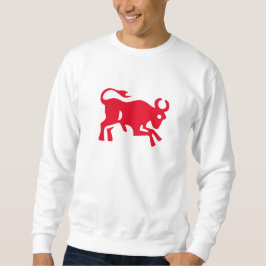 rote Taurus-Ikone Sweatshirt