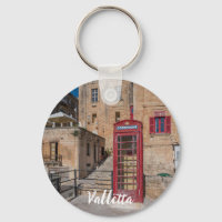 Rote Telefonzelle in Valletta Malta