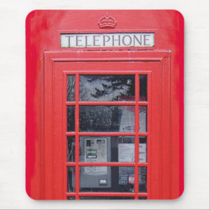 Rote Telefonzelle Londons Mousepad