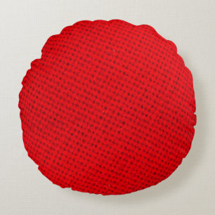rote Textur Rundes Kissen