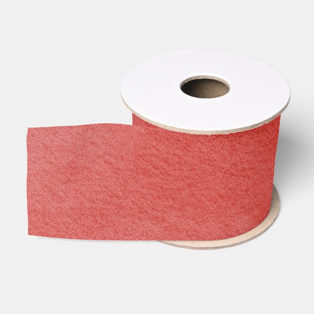 Rote Textur Weihnachten Ripsband (Spule)
