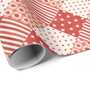 Rote Texturen Geschenkpapier