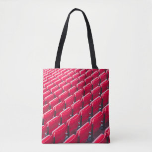 Rote Theaterstühle Tasche