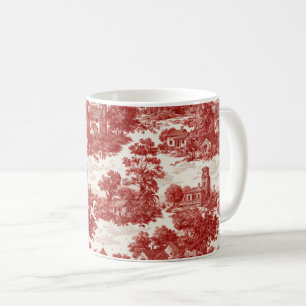 Rote Toile-Landschaftsszene (8) Kaffeetasse