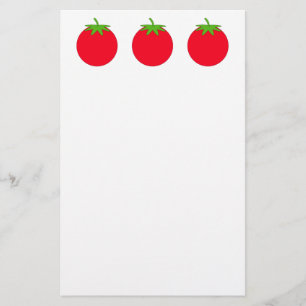 Rote Tomate Briefpapier