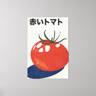 Rote Tomate Leinwanddruck