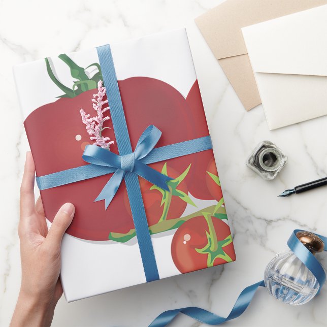 Rote Tomaten Geschenkpapier (Von Creator hochgeladen)