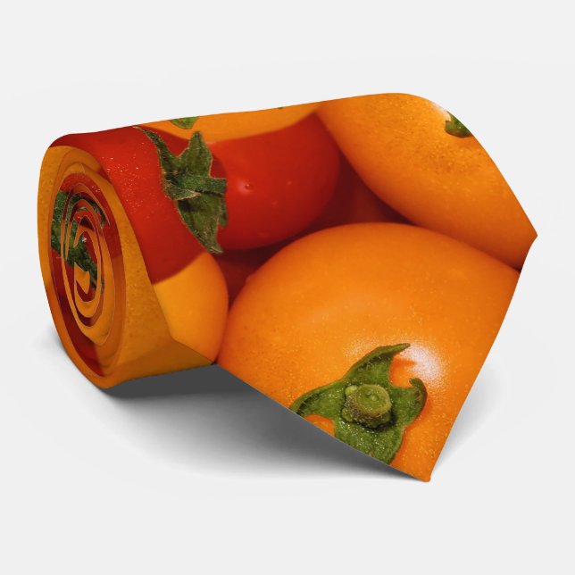 Rote Tomaten/Paradeiser Krawatte (Gerollt)