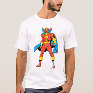Rote Tornado-Pose T-Shirt