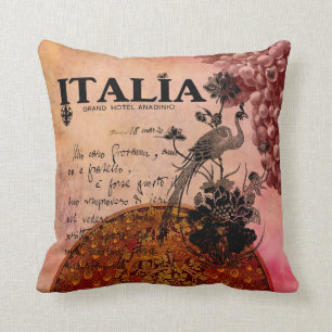 Rote Trauben Italia Kissen