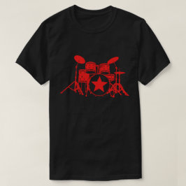 Rote Trommeln T-Shirt
