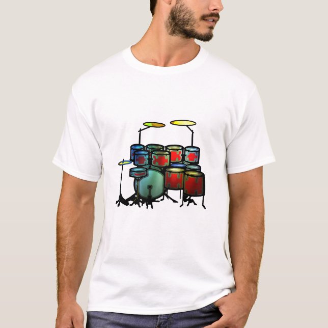 Rote Trommeln T-Shirt (Vorderseite)