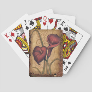 Rote Tulpen II Spielkarten
